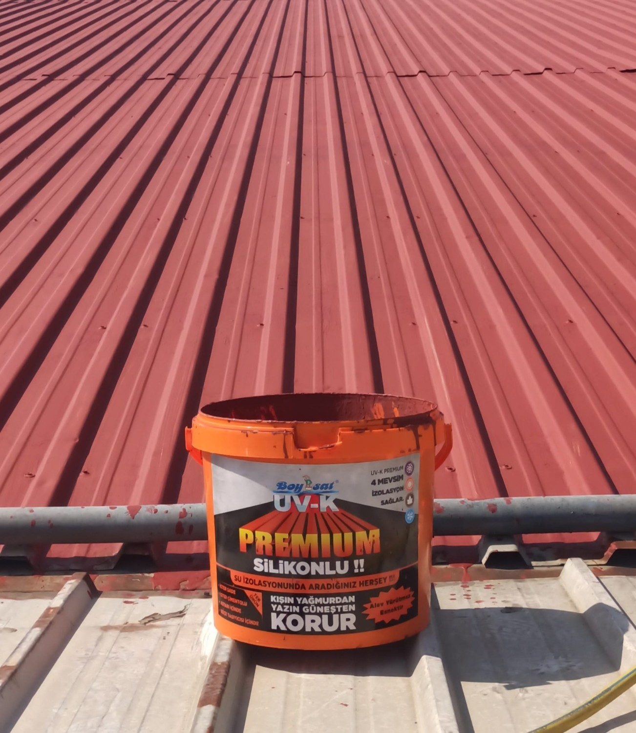 Uv-K Premium Silikonlu Su Izolasyon Boyası 15 Kg.
