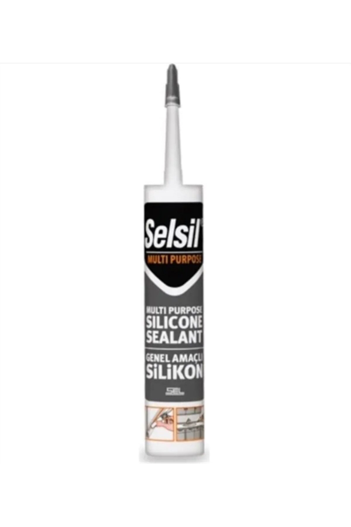 SELSİL Silikon Akrilik Mastik Beyaz 280 ml