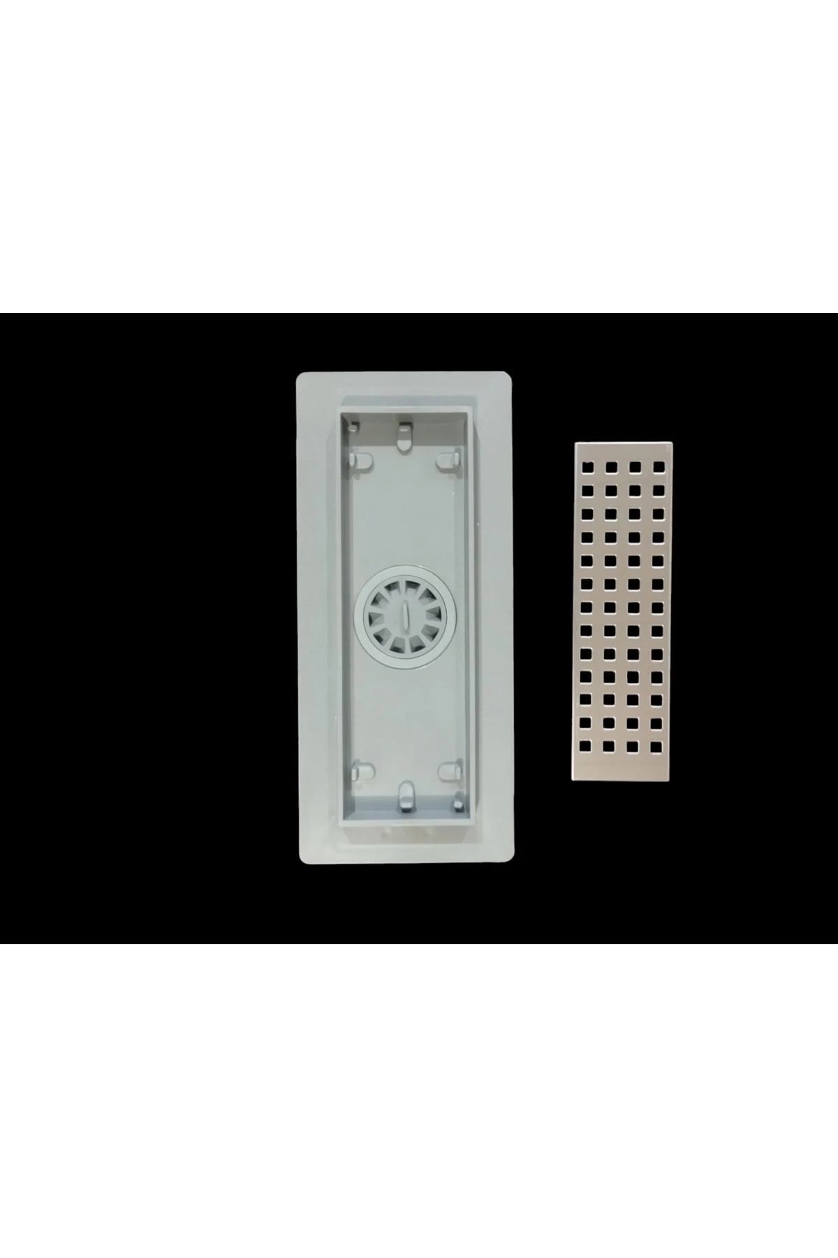 vera 20 cmkanal duş süzgeç sifonu paslanmaz krom çelik