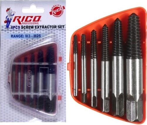 RC3216 Ters Klavuz Vida Civata Sökme Seti Takımı 6 Parça