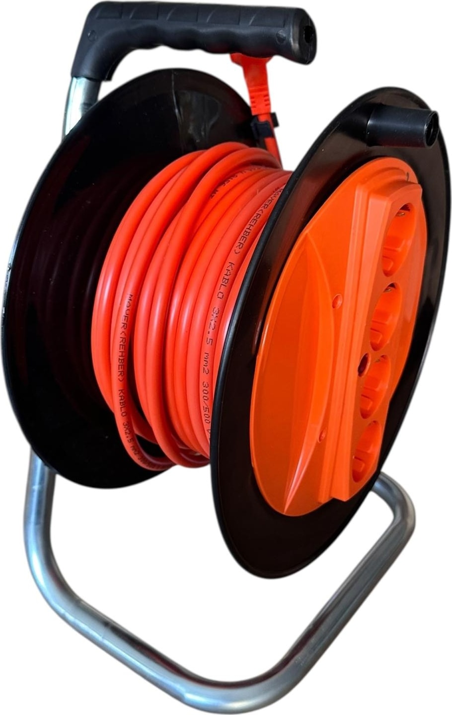 Makaralı Uzatma Kablosu 3x2.5mm- 20M/30M/40M/50M | Güçlü ve Dayanıklı