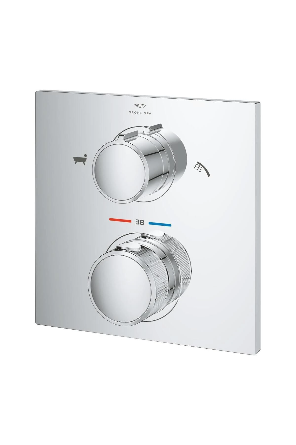 Allure 2 Yönlü El Duşu/Banyo Dolgusu İle Ankastre Kurulum İçin  Termostat 19446002