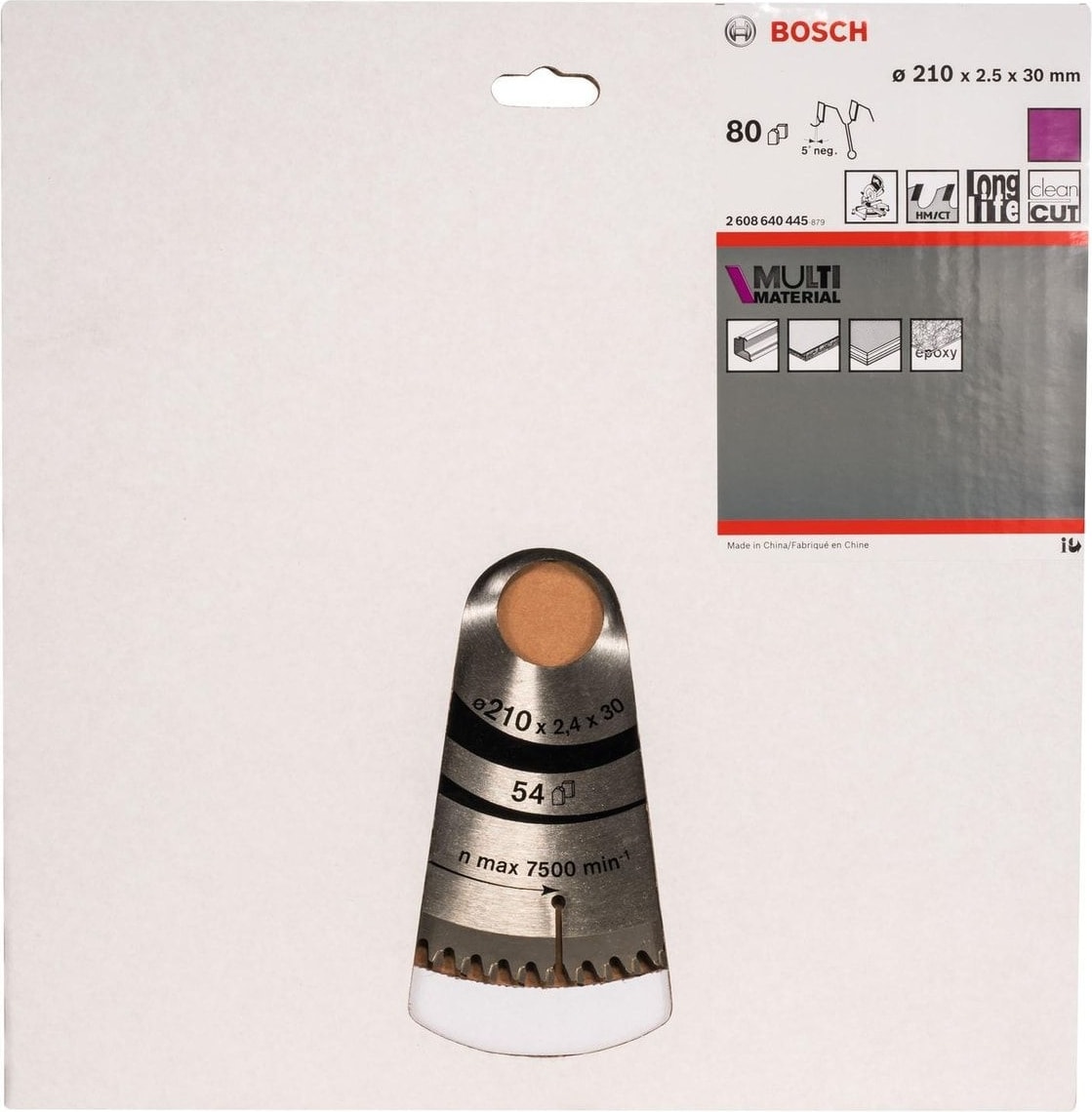 BOSCH Daire Testere Bıçağı Alu 210X30 mm 80 Diş