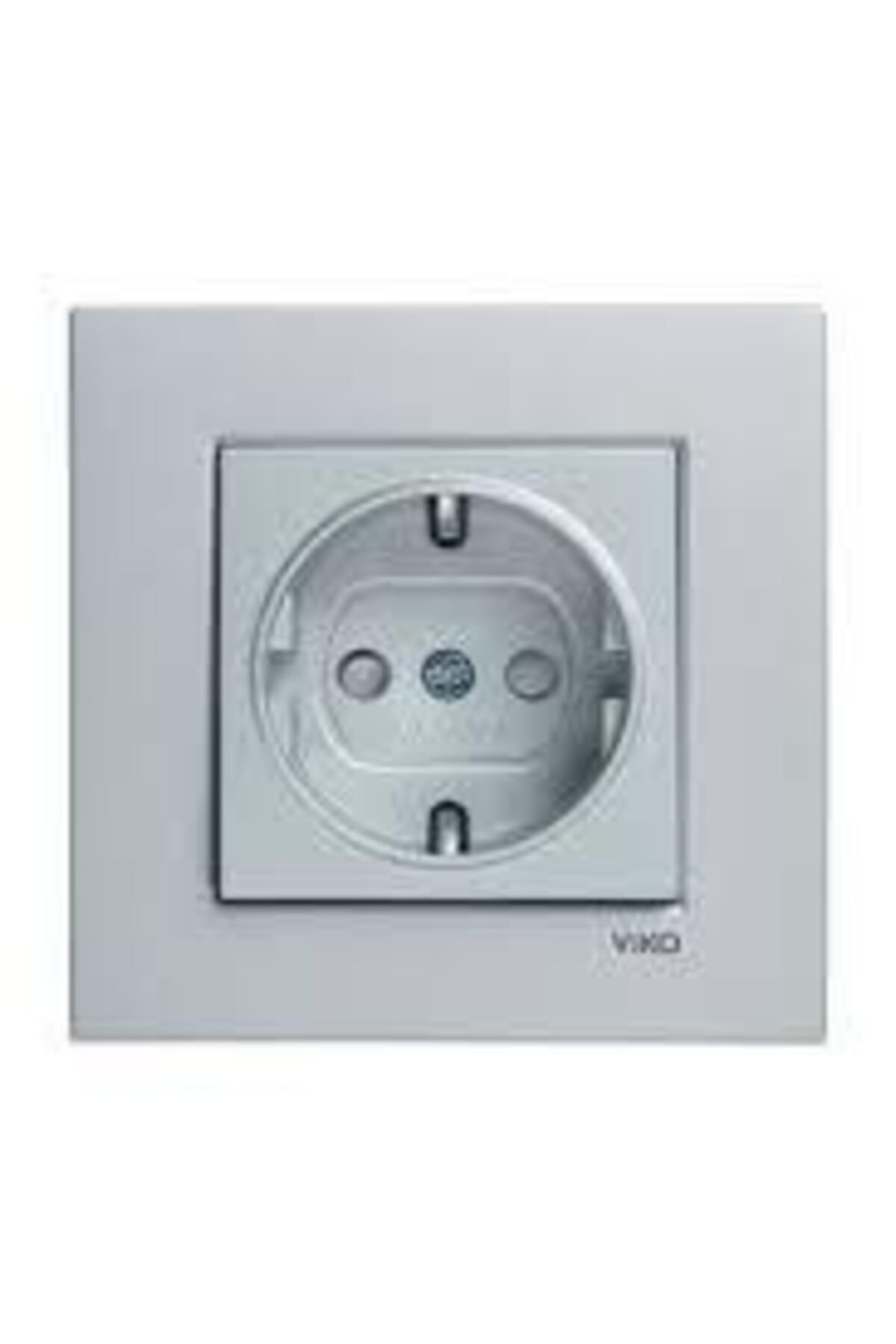 Viko Novella Gümüş Topraklı Priz