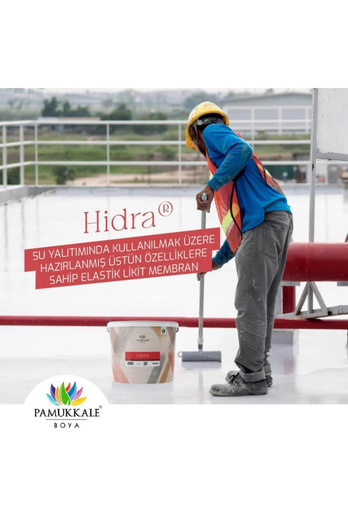 Hidra Elyaflı Likit Su Yalıtım Boyası 2.5 Lt Beyaz