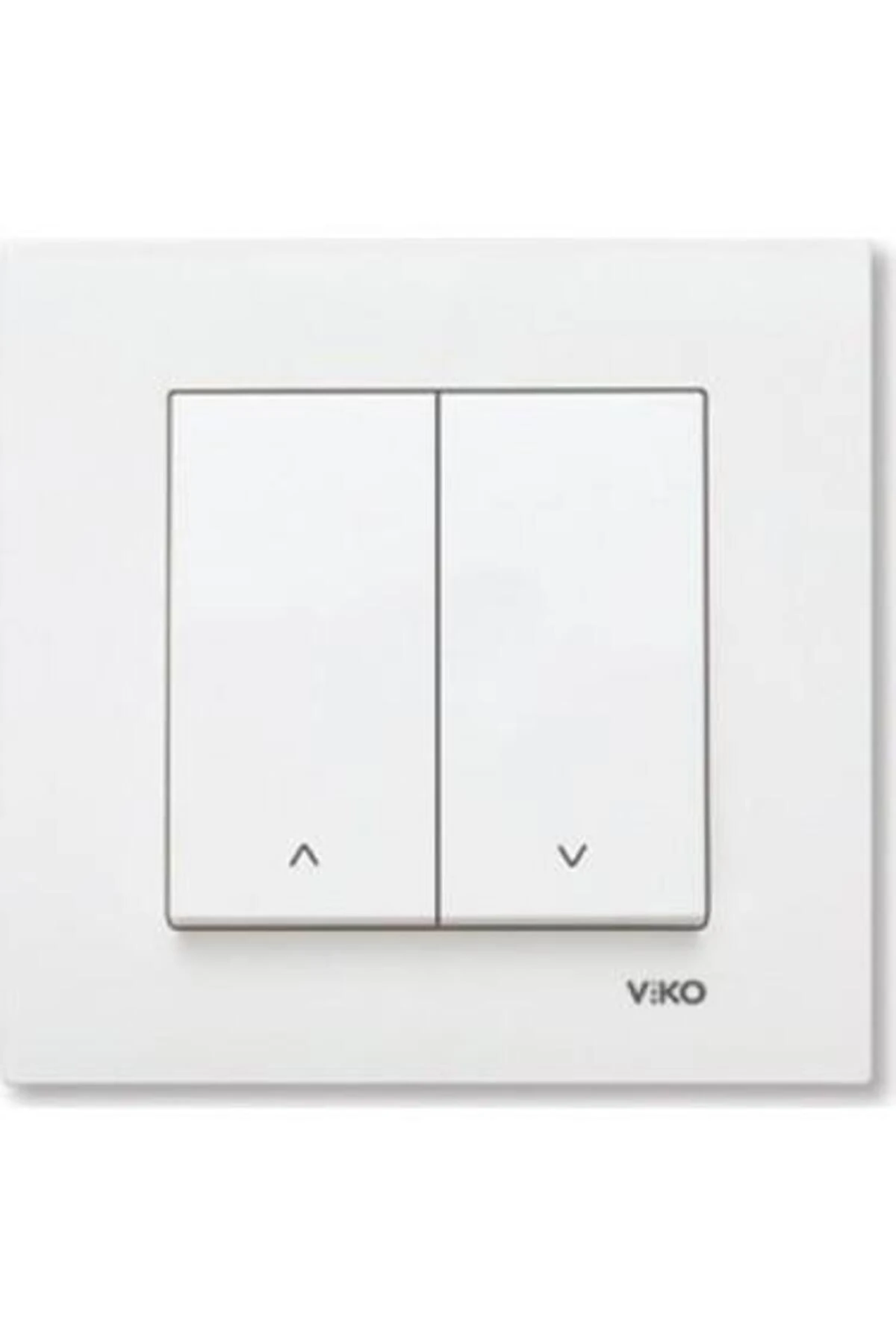 Karre Beyaz Jaluzi Kumanda Anahtarı Çerçeveli-