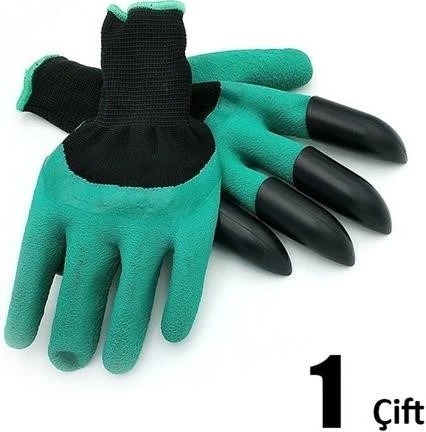 Toprak Kazma Ekme Çapalama Için Korumalı Bahçe Bahçivan Eldiveni