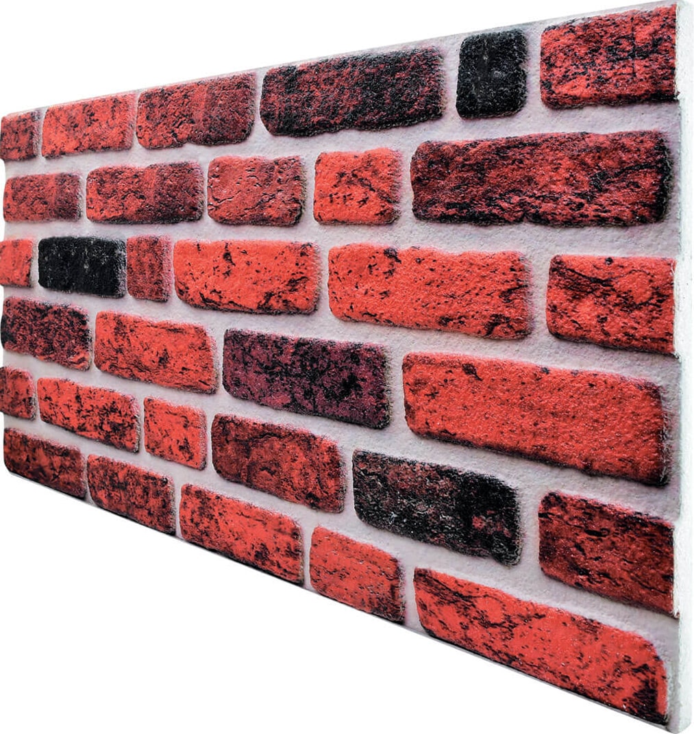 5 Adet (2,5m2) x Tuğla Desenli 3 Boyutlu Renkli Strafor Köpük Duvar Kaplama Paneli (BR-539)