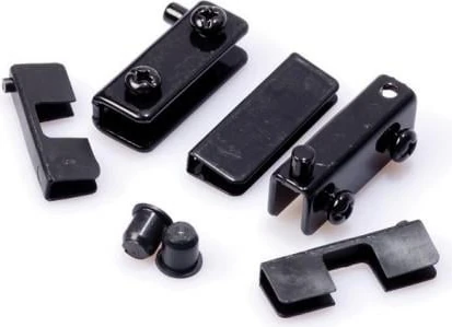 U Tipi Deliksiz Cam Menteşesi Siyah