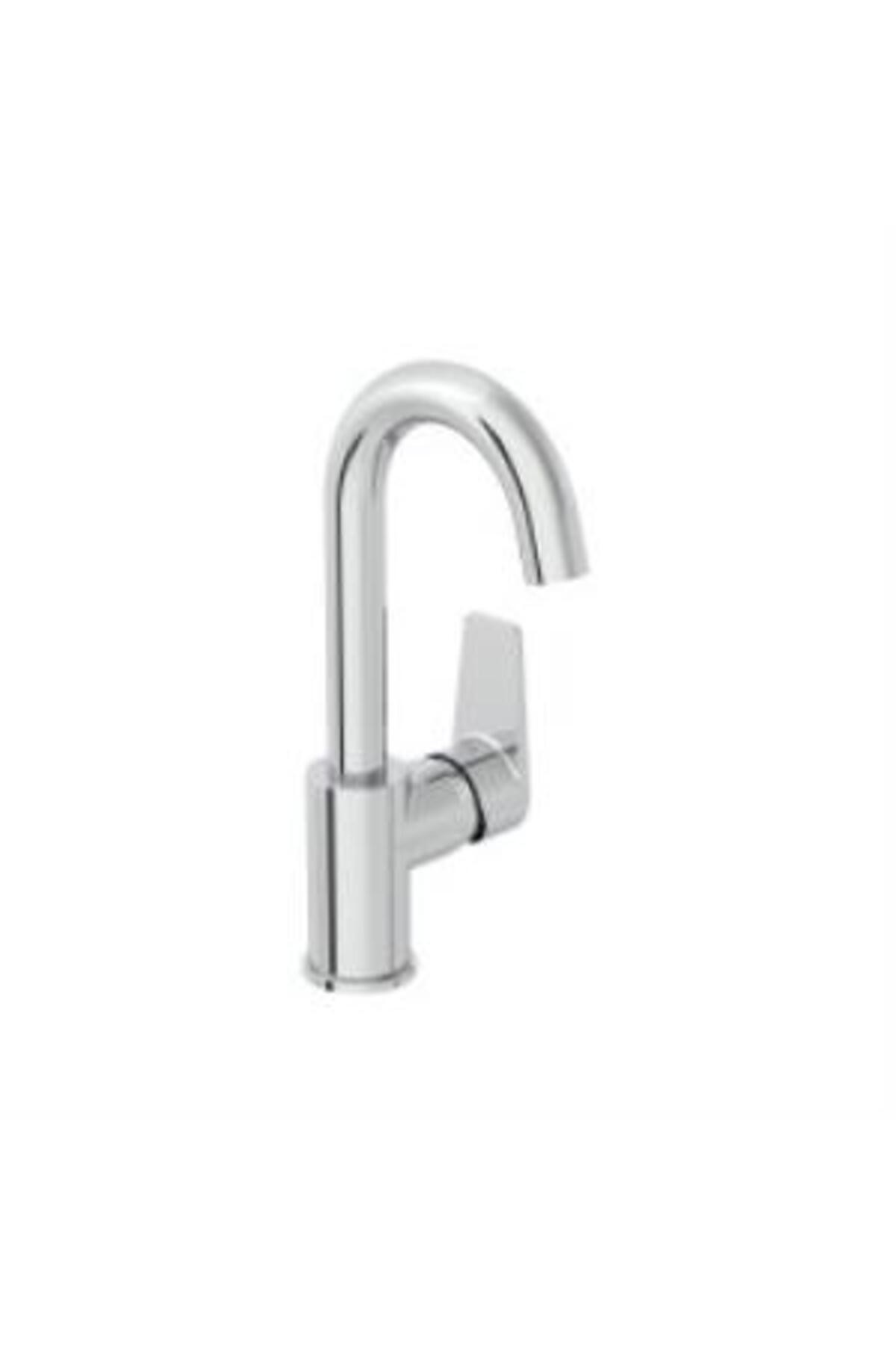 Flow Square A43165 Lavabo Bataryası, Krom