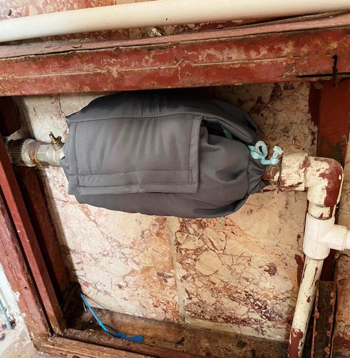 Su Saati Sayaç Dona Karşı Koruyucu 3'lü Set (Sayaç Ceketi-Kauçuk Köpük Boru Izole-Pvc Bant)