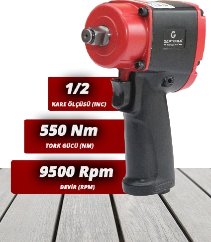 Gpm 1201 | 1/2 Mini Havalı Somun Sökme