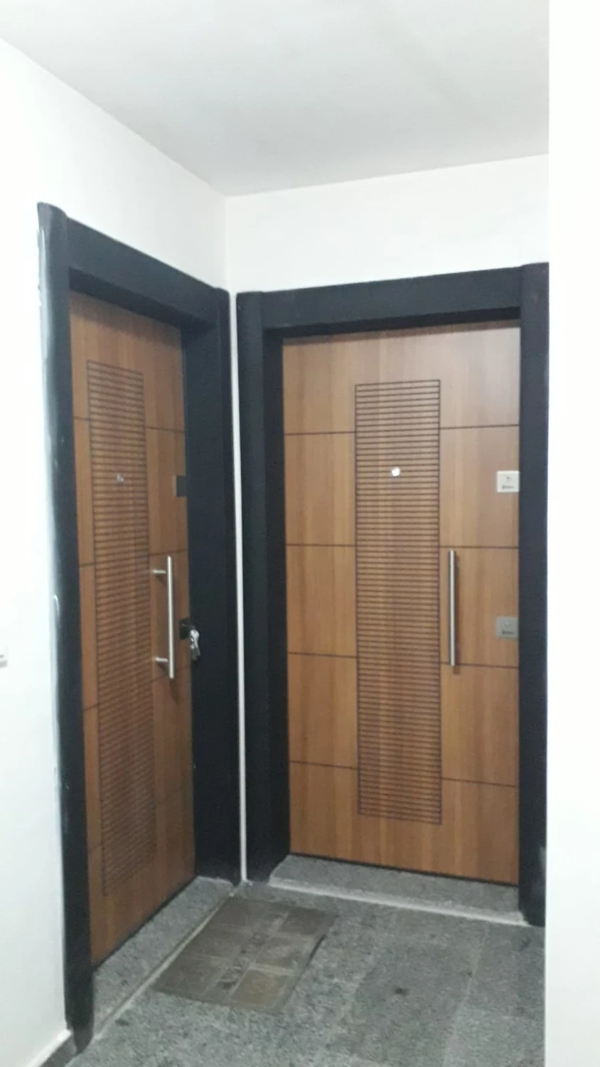 Statik Kasalı Düz Model Daire Giriş Kapısı, Çelik Kapı