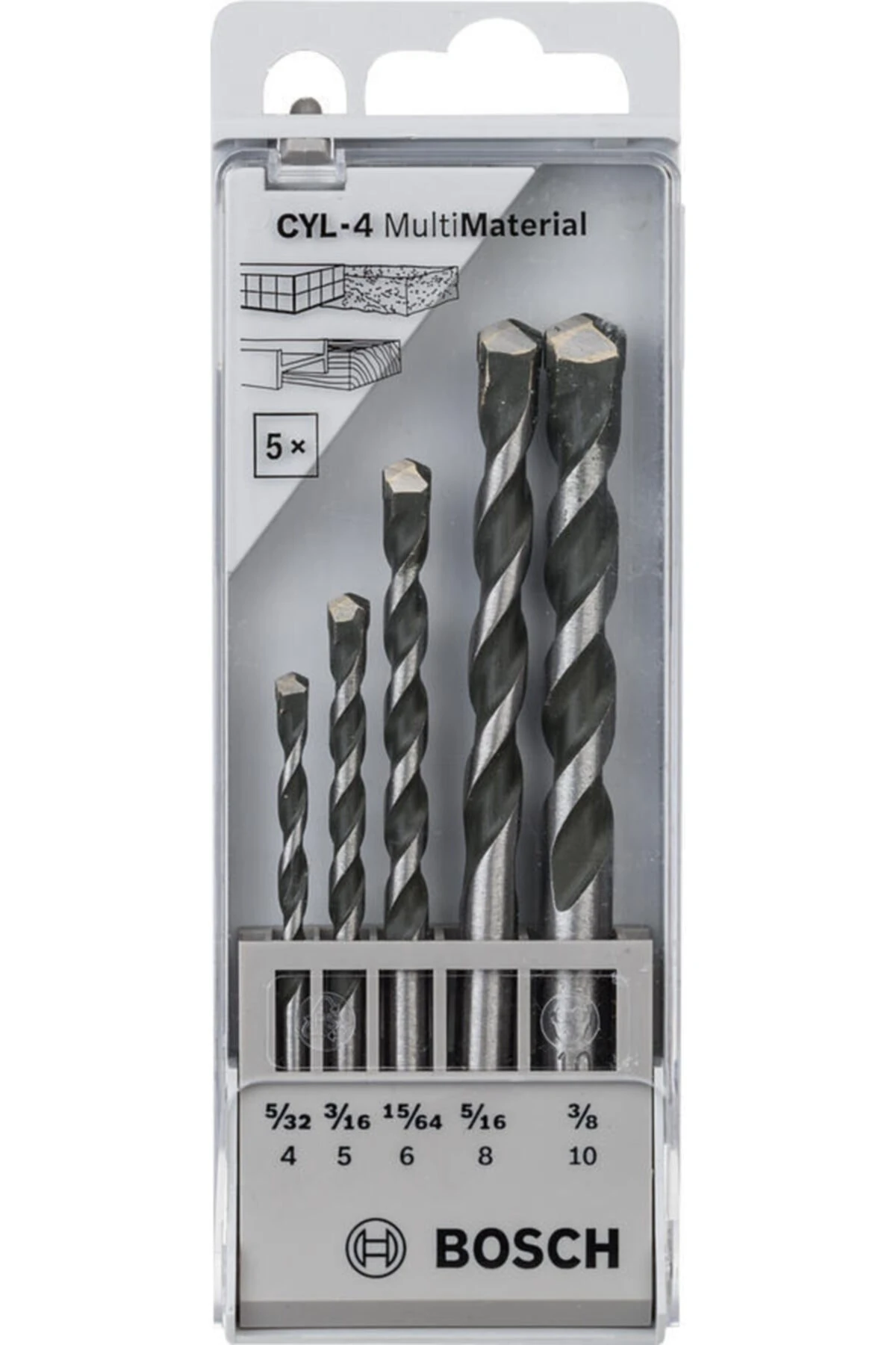 Gsb 550 Professional Darbeli Matkap 5 Parça Matkap Ucu Seti - 06011a1024