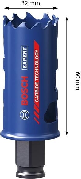BOSCH 32 mm Expert Sert Malzemeler Için Panç 2608900422