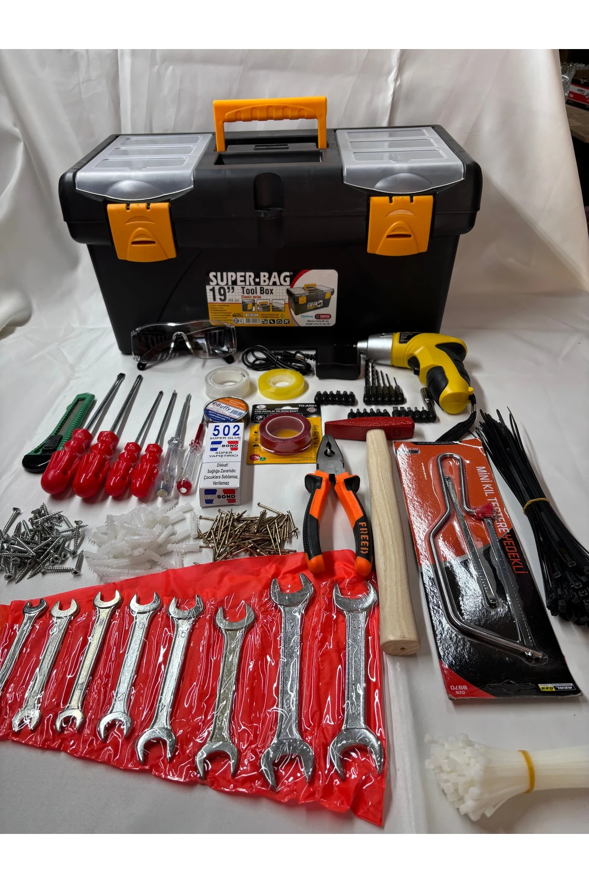 454 PARÇA DOLU TAKIM ÇANTASI AVADANLIK TAMİR SETİ
