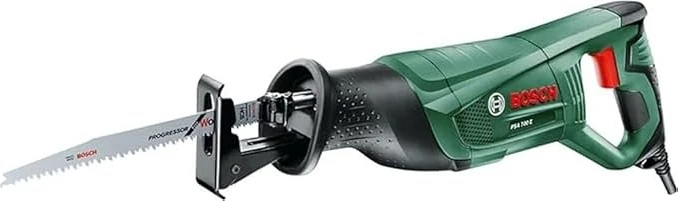 Psa 700 E Panter Testere, Güçlü 710 Watt Motor, Ahşapta Kesme Kalınlığı: 150 Mm, Çelikte Kesme Kalınlığı: 10 Mm, Testere Bıçağı Stroku: 20 Mm, Yeşil