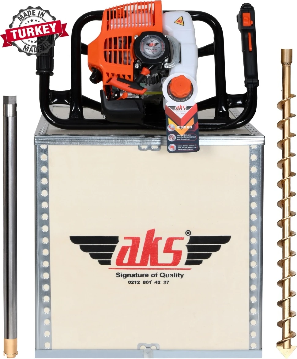 T-1 Benzinli El Sondaj Makinası Profesyonel Set