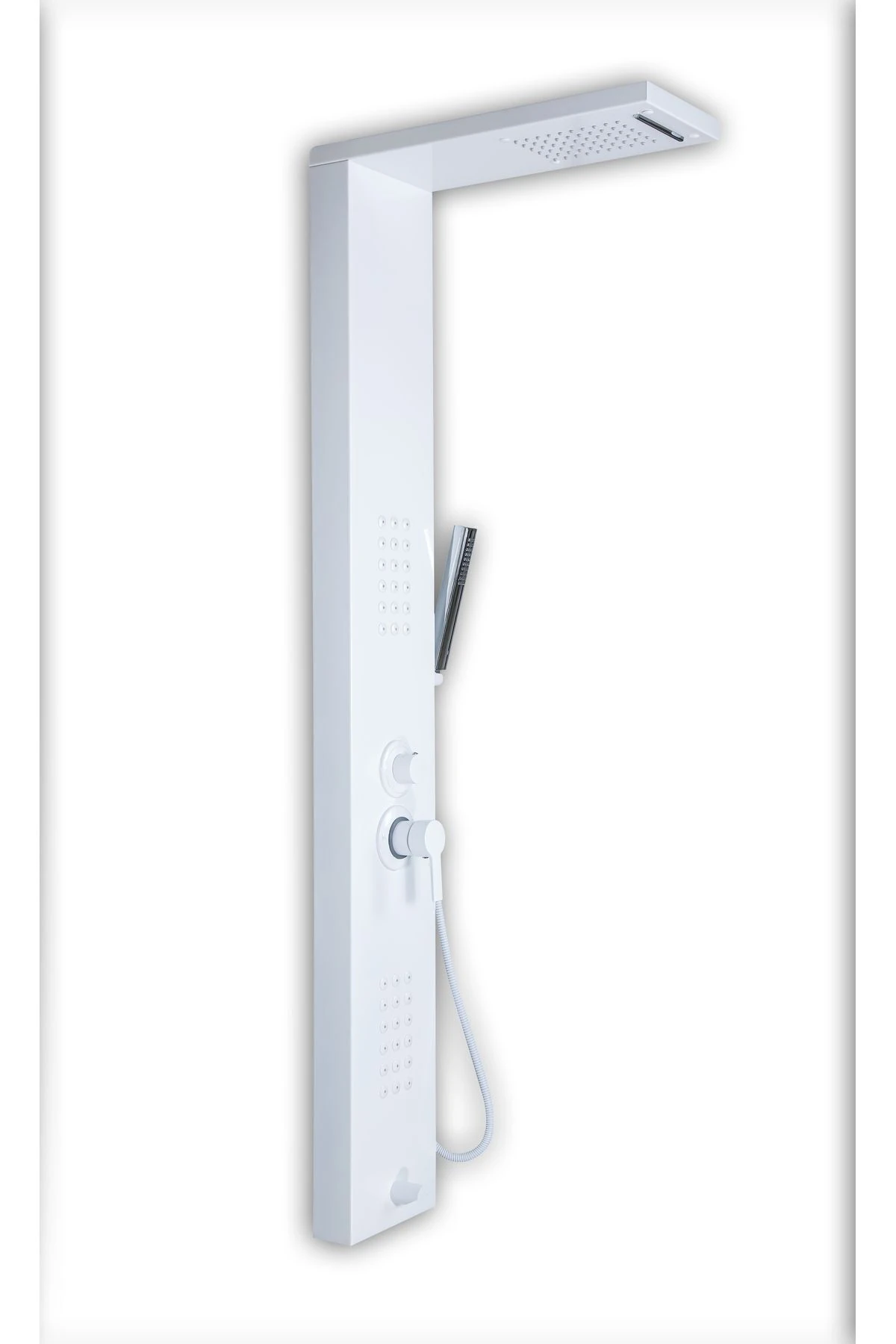 Sam Niagara White Style Duş Paneli, Masajlı Duş Seti, Dikey Jakuzi, Robot Duş