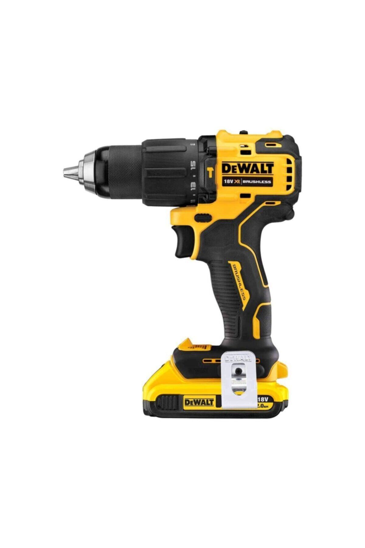 Dcd709d2t 18v/2.0 Ah Kömürsüz Çift Akülü Darbeli Matkap