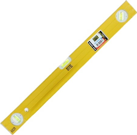 Profesyonel Alüminyum Su Terazisi Sarı 40 cm