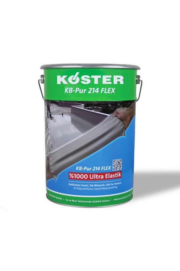Kb-pur 214 Flex %1000 Ultra Elastik Poliüretan Likit Su Yalıtımı (U.V DAYANIMLI)