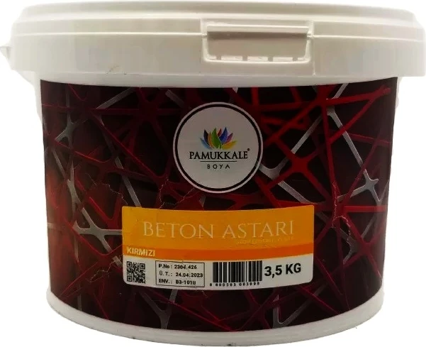 Brüt Beton Astarı 3,5 kg Oksit Kırmızı