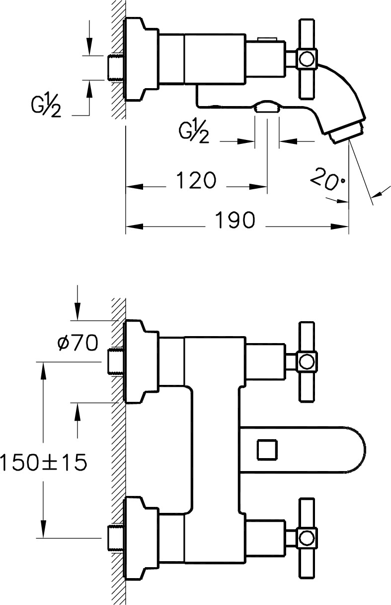 Juno A4086826 Banyo Bataryası, Bakır