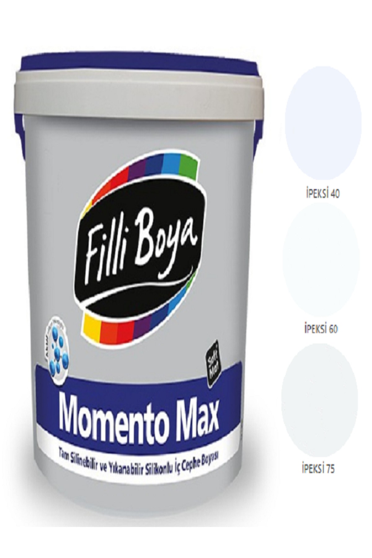 Momento Max Tam Silinebilir Yıkanabilir Silikonlu Mat Boya (ipeksi 75)