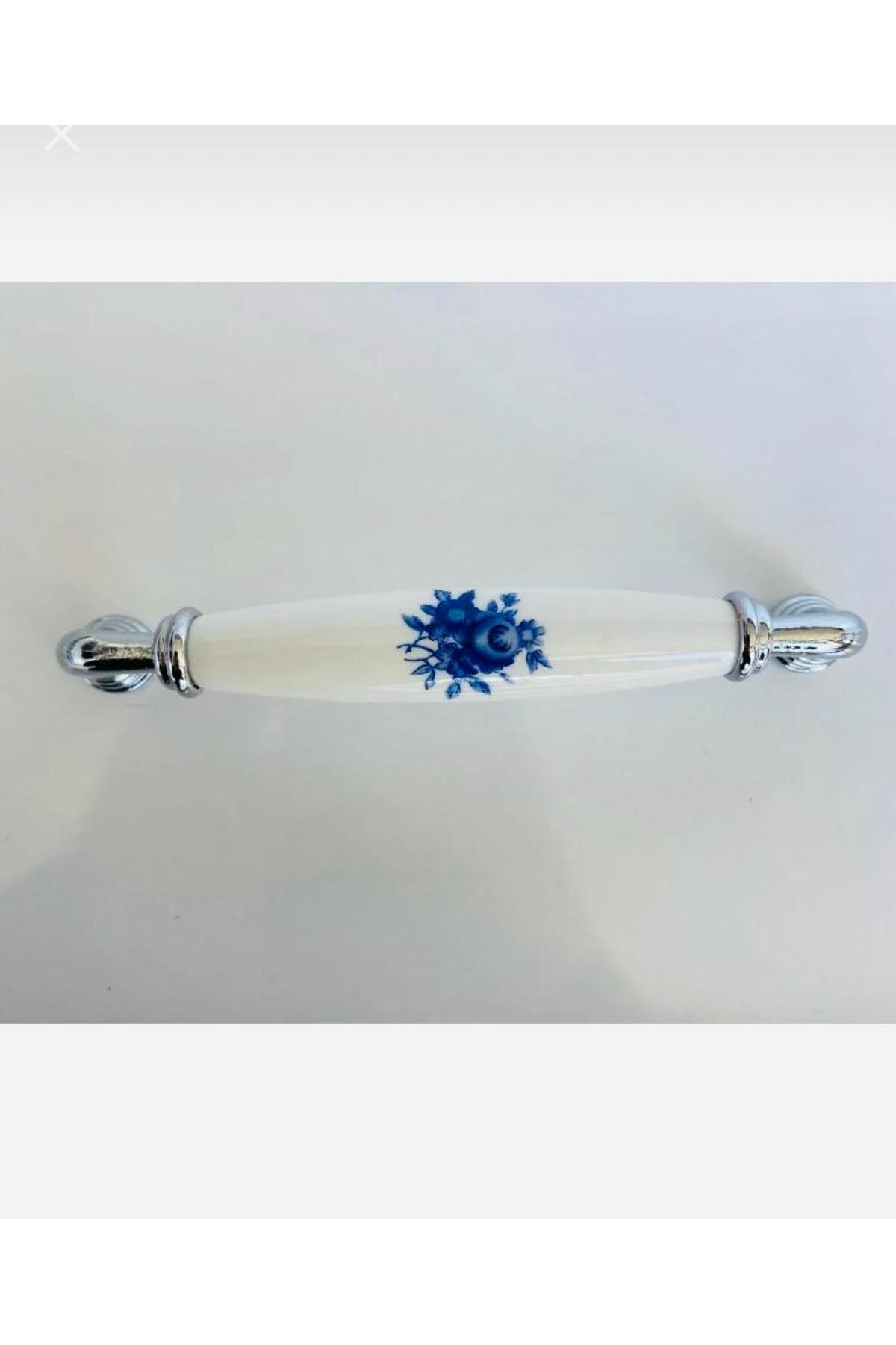 PORCELLANA PERLA (12,8cm)-Porselen Kapak Dolap Çekmece Mutfak Banyo Mobilya Kulp Kulpu Kulb Kulbu-yakut128mm-STK3349