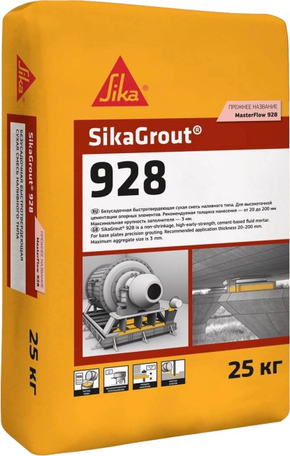 GROUT-928 Düşük Tozlu, Yüksek Hassasiyetli Mineral Grout Harcı 25 kg