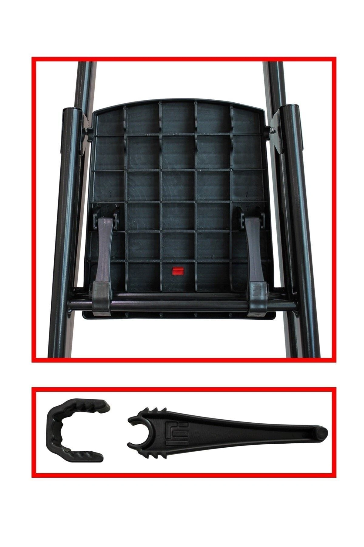 Anka Plus 2+1 Basamaklı Metal Merdiven