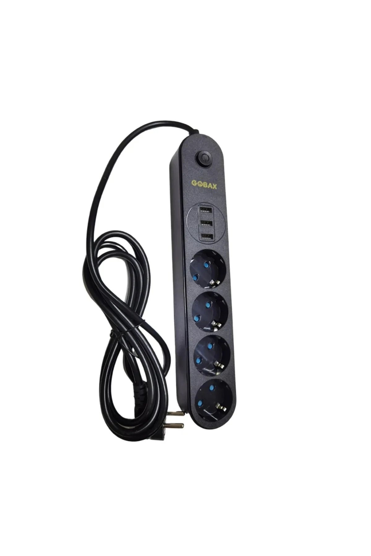 Termal Akım Korumalı Grup Priz Ve 3 lü Usb Şarj Aleti (5258)