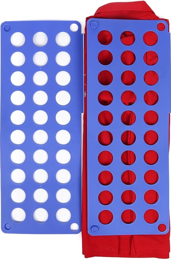 -Pratik Kıyafet Katlama Aparatı-Mavi