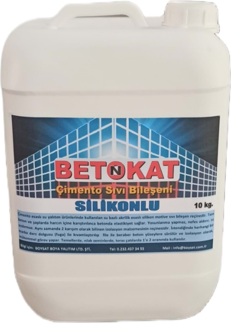 Betokat Silikonlu Sıvı Çimento Bileşeni 10 kg