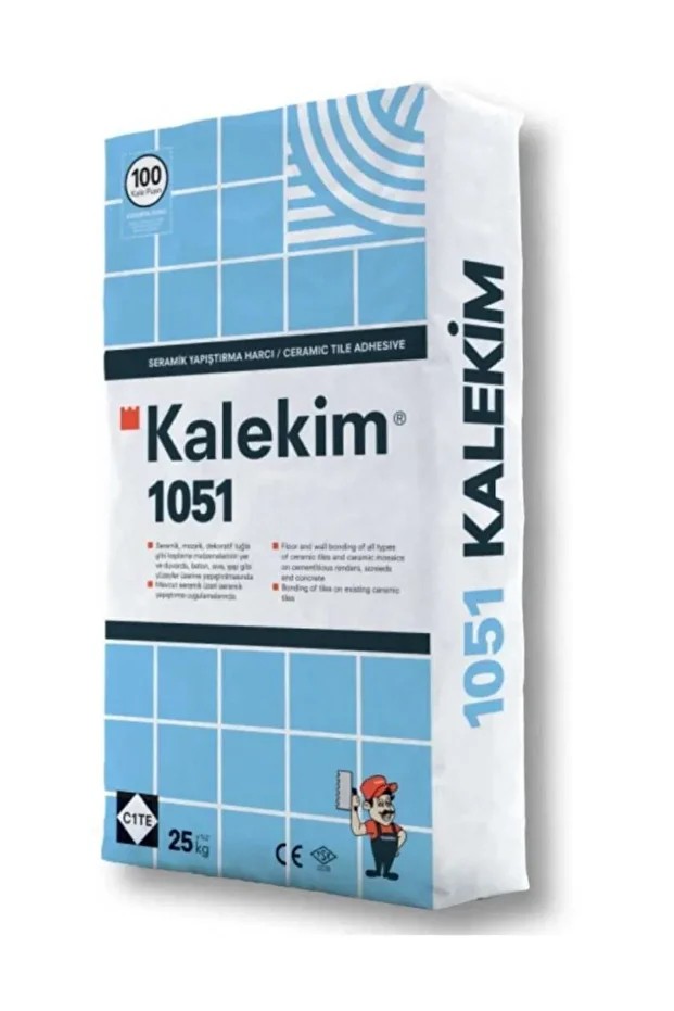 1051- - Seramik Yapıştırma Harcı (Gri) C1Te 25 Kg