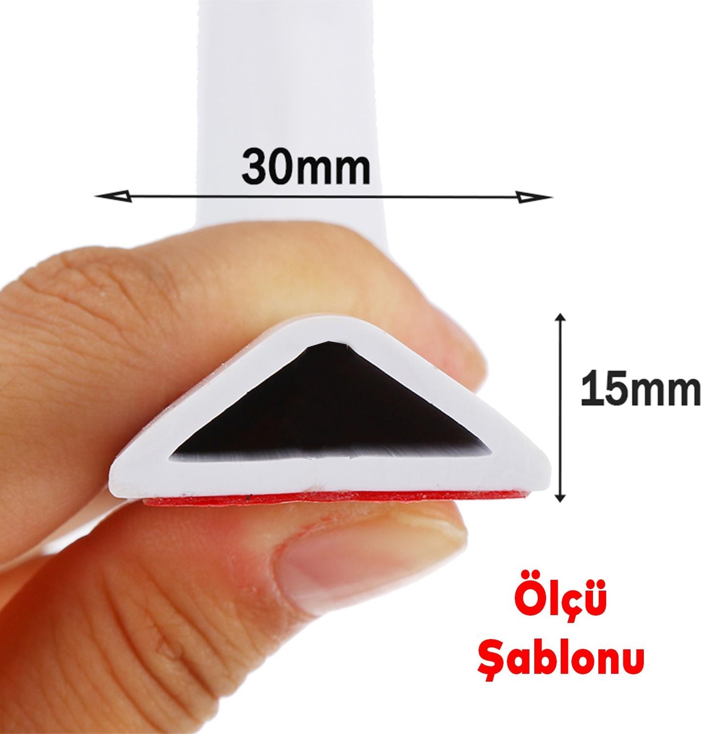 Su Bariyeri Kapı Altı Sızdırmaz Su Tutucu Yapışkanlı Slikon Bant Bandı 1 Metre BND01010015
