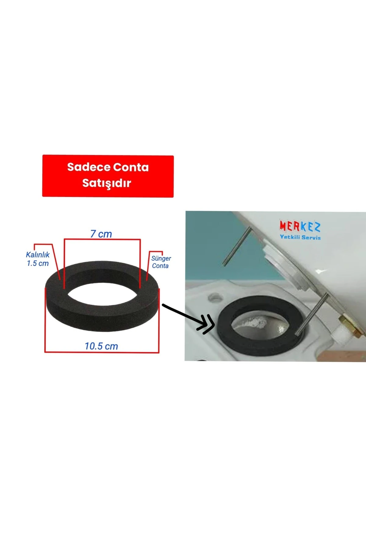 SEREL Klozet Rezervuar Arası Sünger Conta