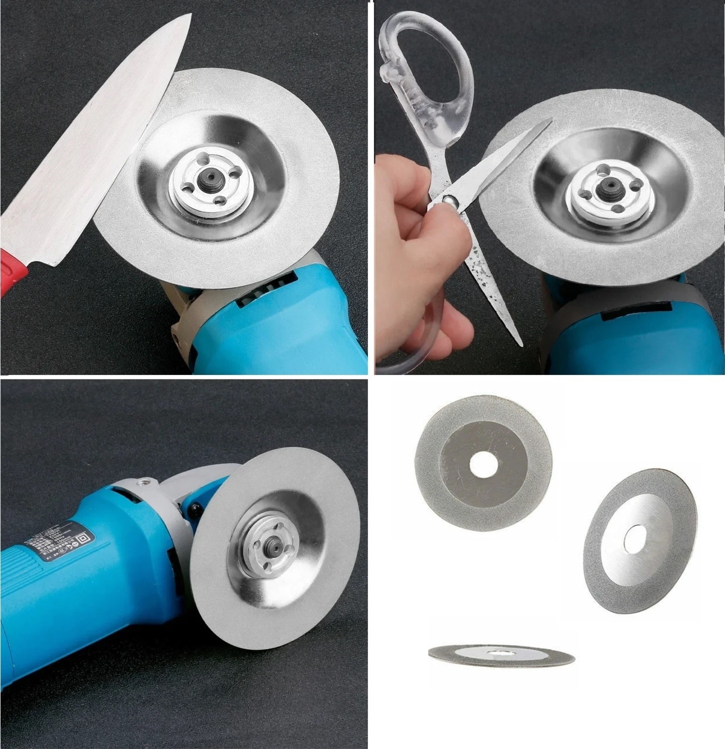 100MM Elmaslı Bileme Diski Bıçak Satır Makas Bileme Diski Hassas Metal Mermer Cam Zımparalama