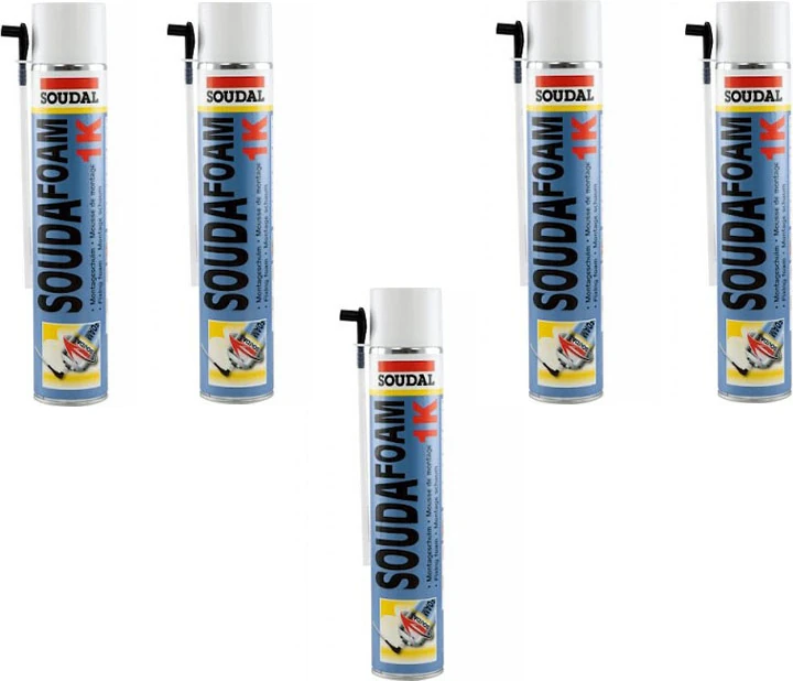 5'li  Soudafoam 1k Poliüretan Köpük 600 gr