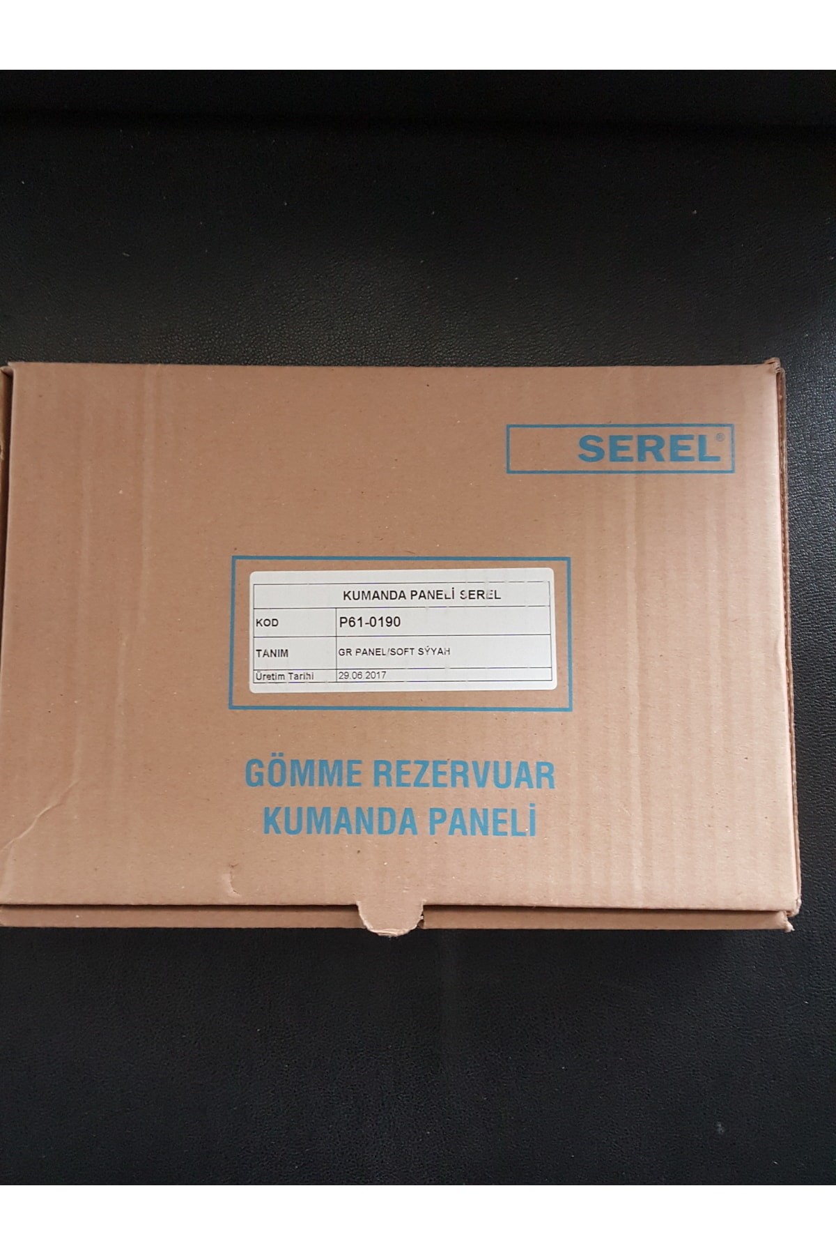 Rezervuar Kumanda Paneli P61-0190 Mat Siyah