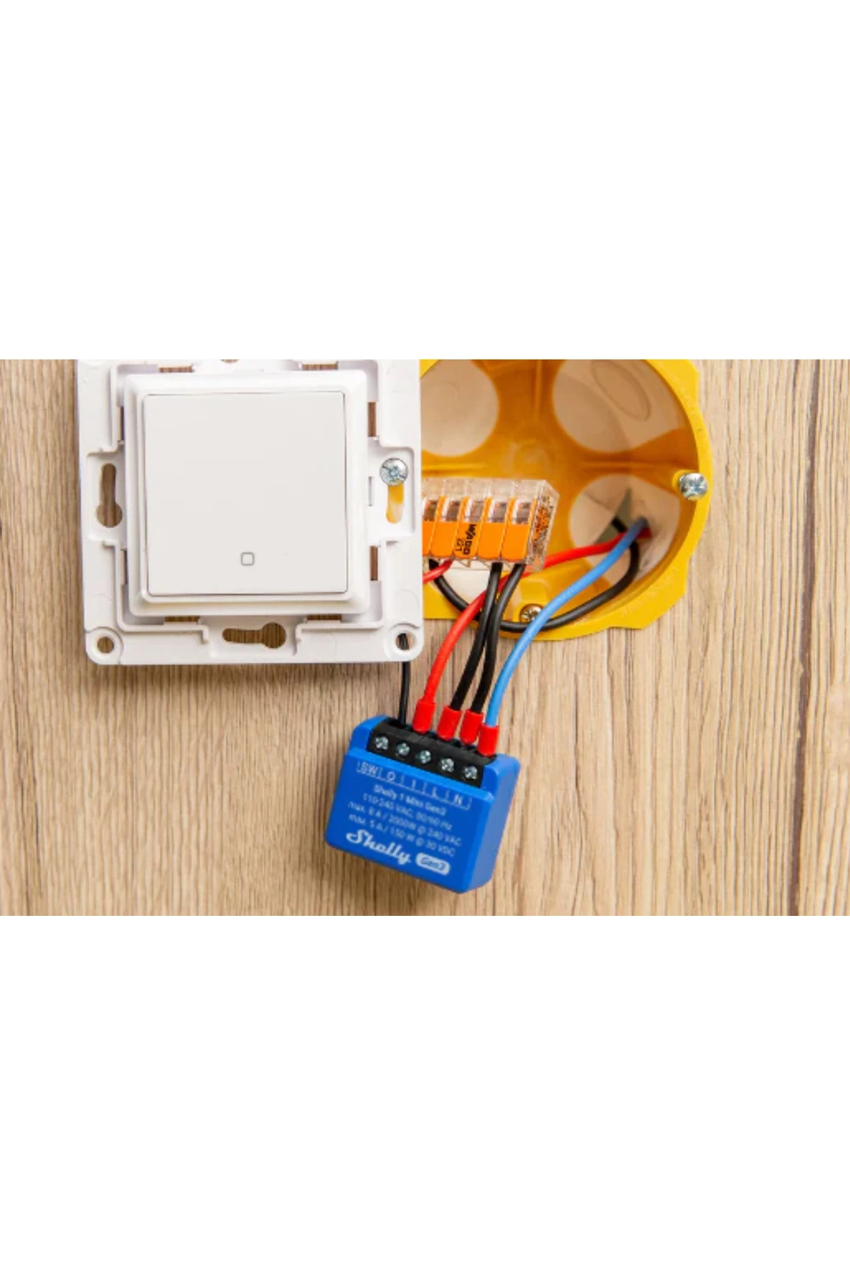 Shelly 1 Mini Gen3 1 Kanallı Akıllı Ev Anahtarı - Wifi & Bluetooth Kontrollü Kuru Kontak Röle