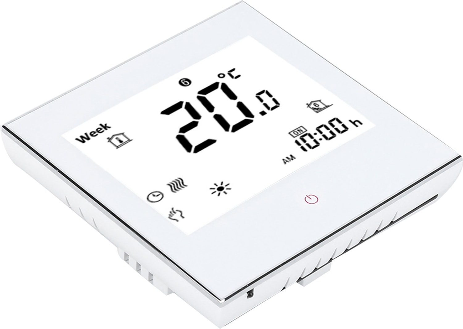 Isıtma Oda Termostatı Haftalık Programlanabilir LCD Ekran Dokunmatik Ekran 5A AC110‑230V (Yurt Dışından)