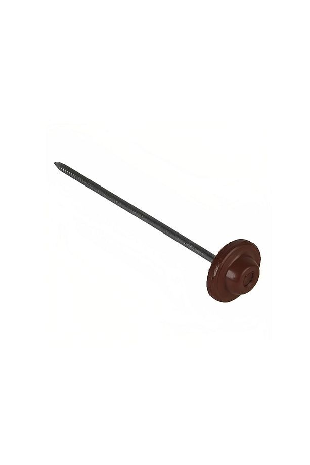 Şapkalı Onduline Çivi 10 Cm Kırmızı Şapkalı (100 Adet)