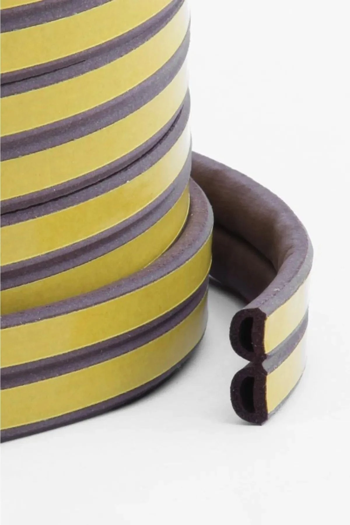 Kapı Pencere Bandı 16x2=32 Mt Su Geçirmez Izolasyon Fitili Ses Soğuk Isı Yalıtım Bandı (kahverengi)