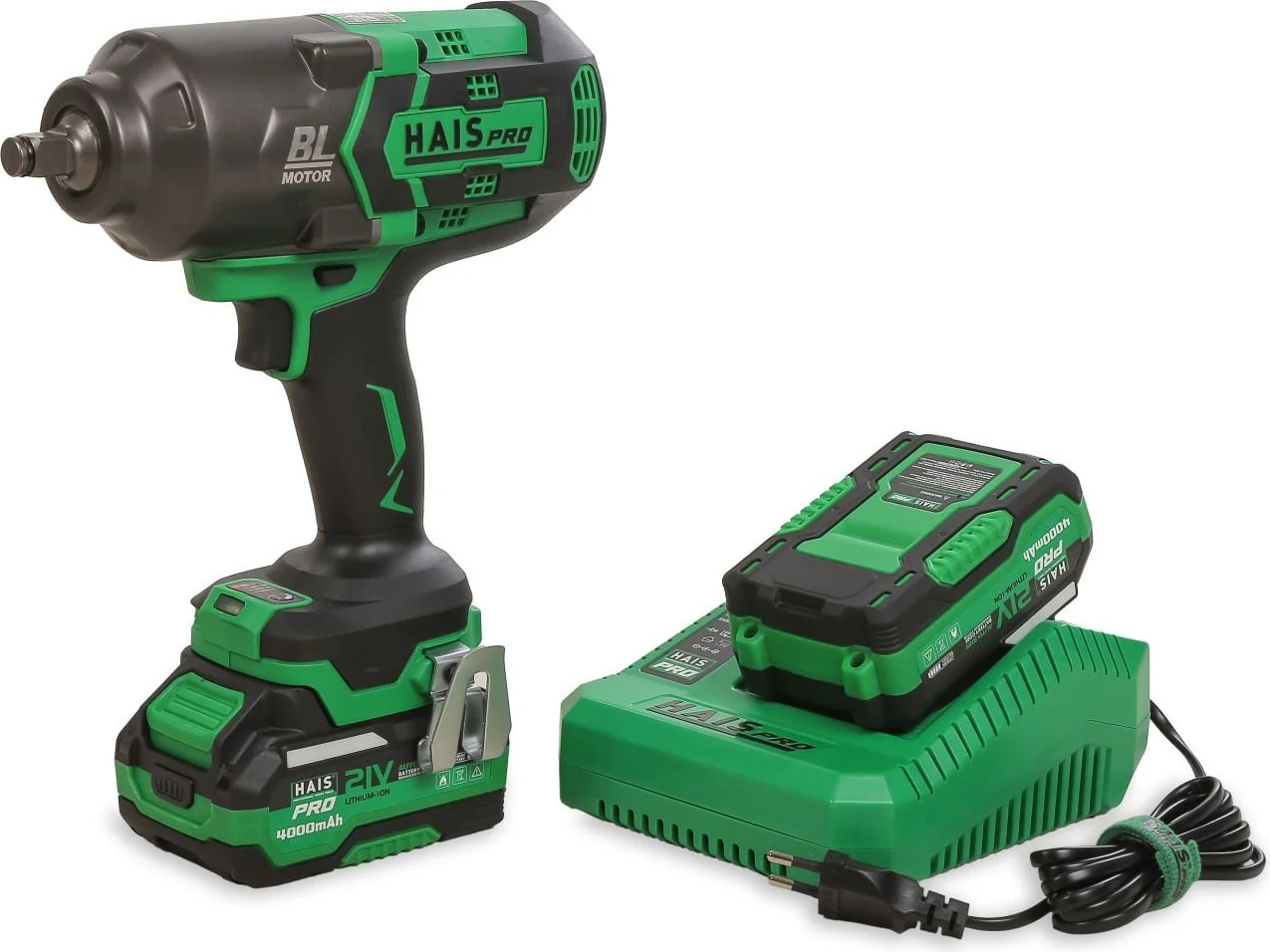 Haispro Akülü Somun Sıkma Darbeli 1300NM 21V 4.0AH RB-818 Haıspro (2X4.0AH Akü)