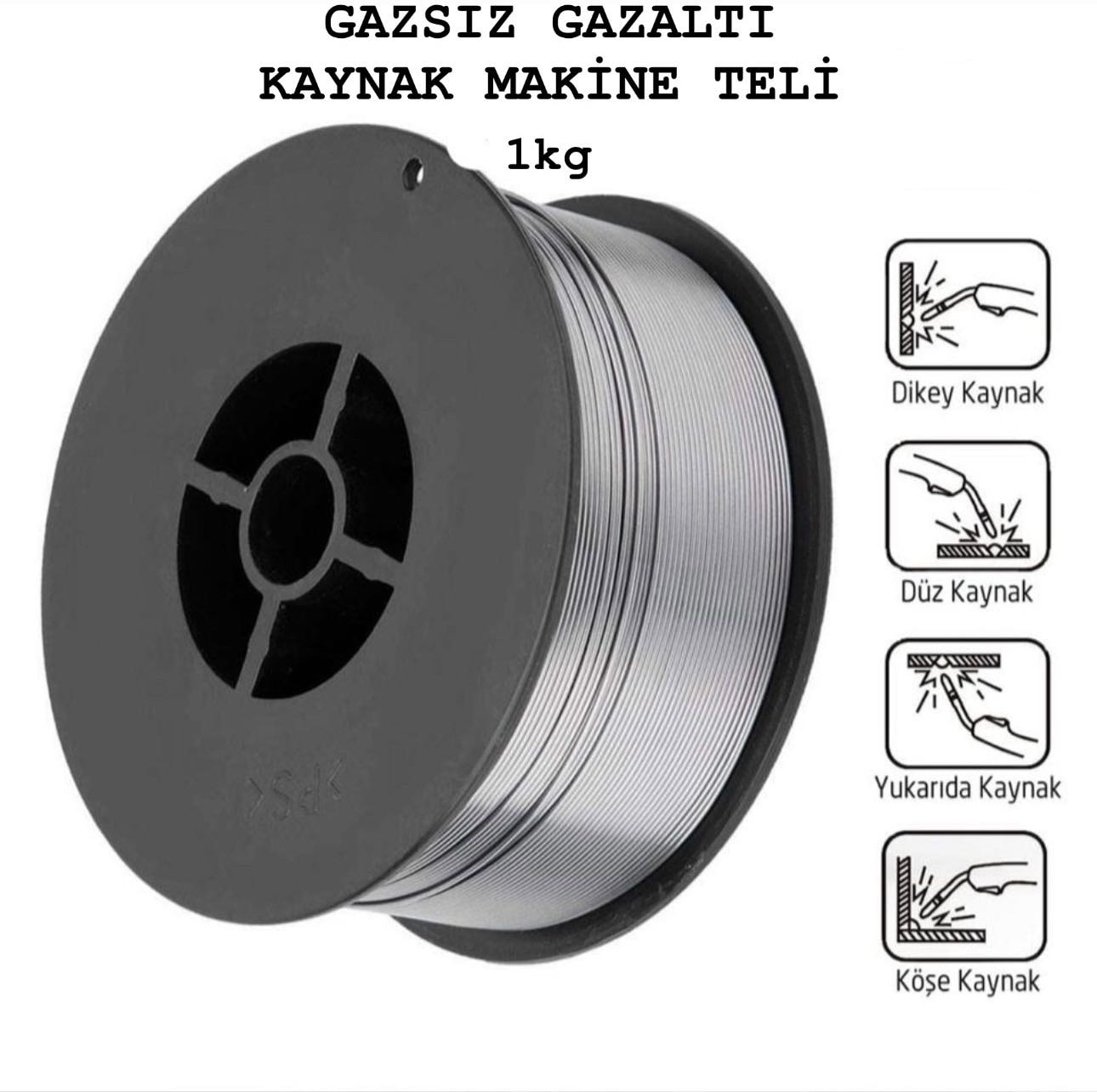 Gazsız Gazaltı Kaynak Teli 0.8mm