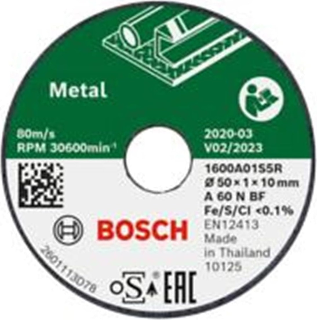 BOSCH Professional 3 Adet Kesme Diski (Metal İçin, Çap 50 Mm, Aksesuar  Professional Easycut & Grind)