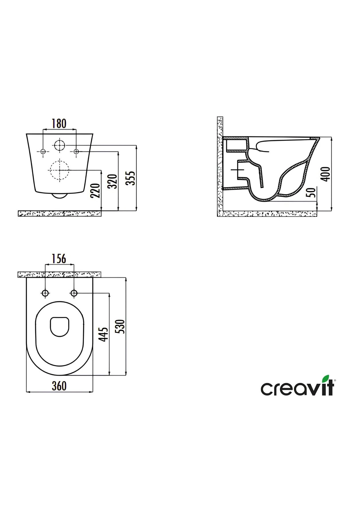 Nora Vortex Beyaz Asma Klozet NO323, Nora Duck Duroplast Yavaş Kapak
