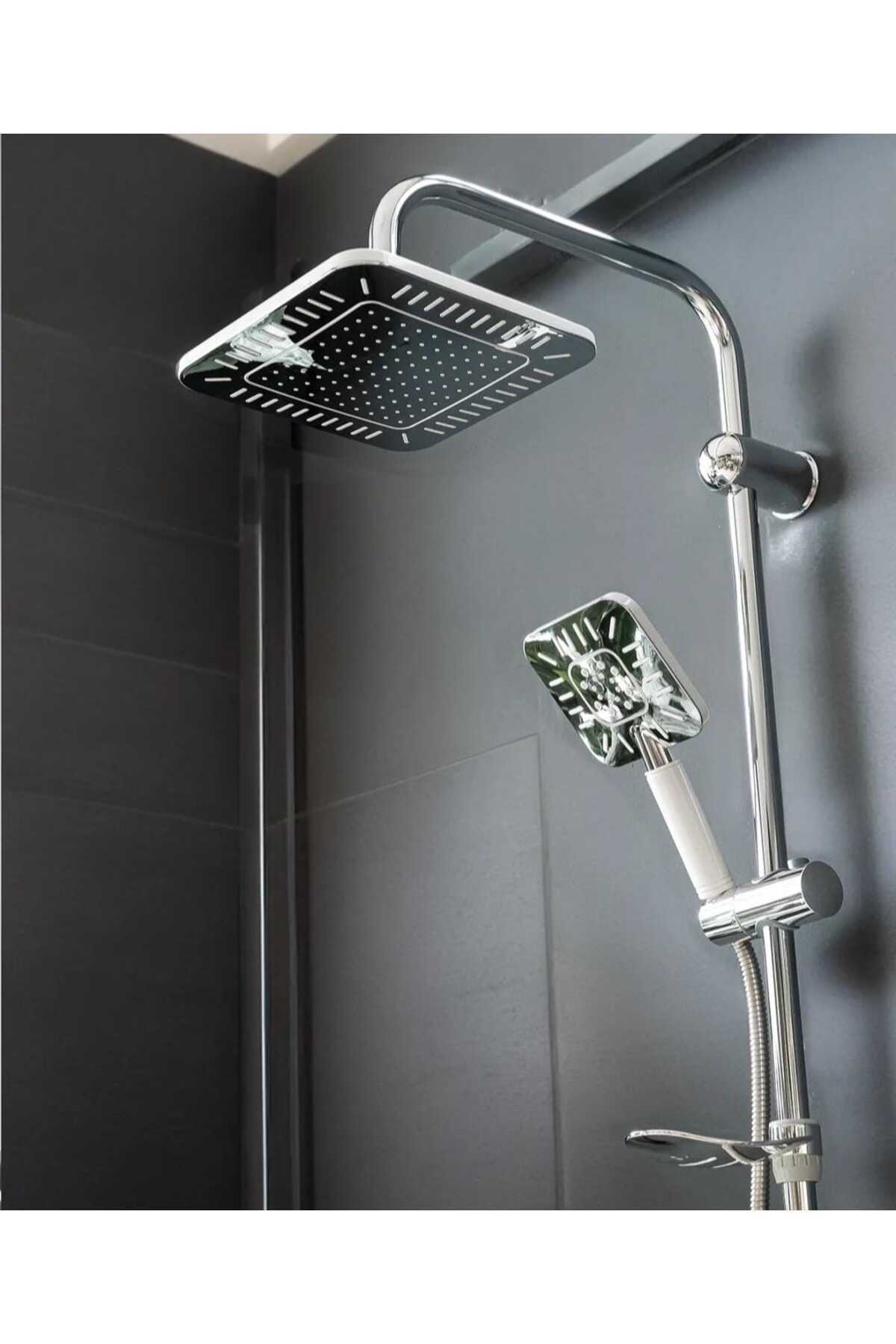 Robot Yağmurlama Tepe Duş Başlığı Seti  Lüx